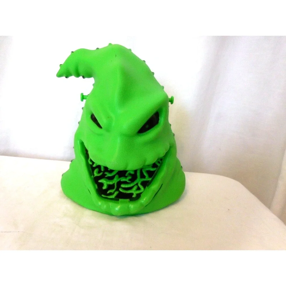 Disney Parks 2019 Nightmare NBC Light Up Green Oogie Boogie Popcorn Bucket Works